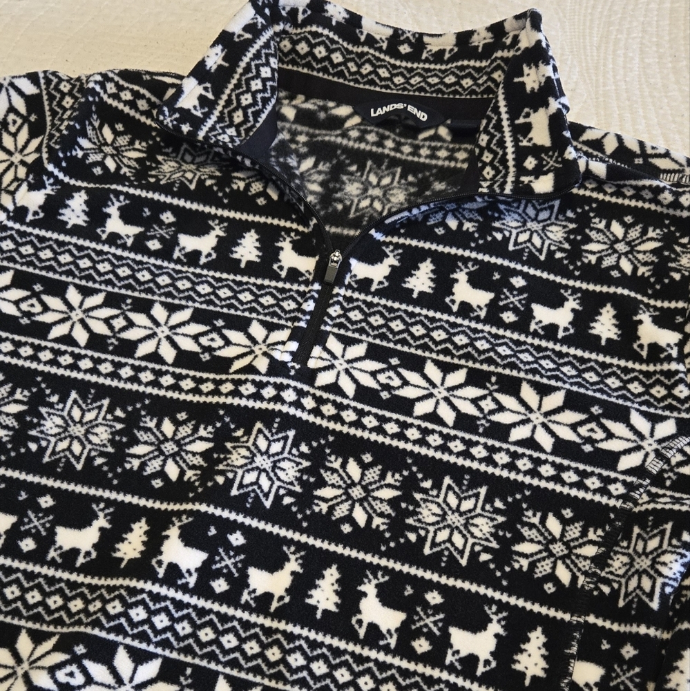 Lands' End Patterned Pullover - image 2